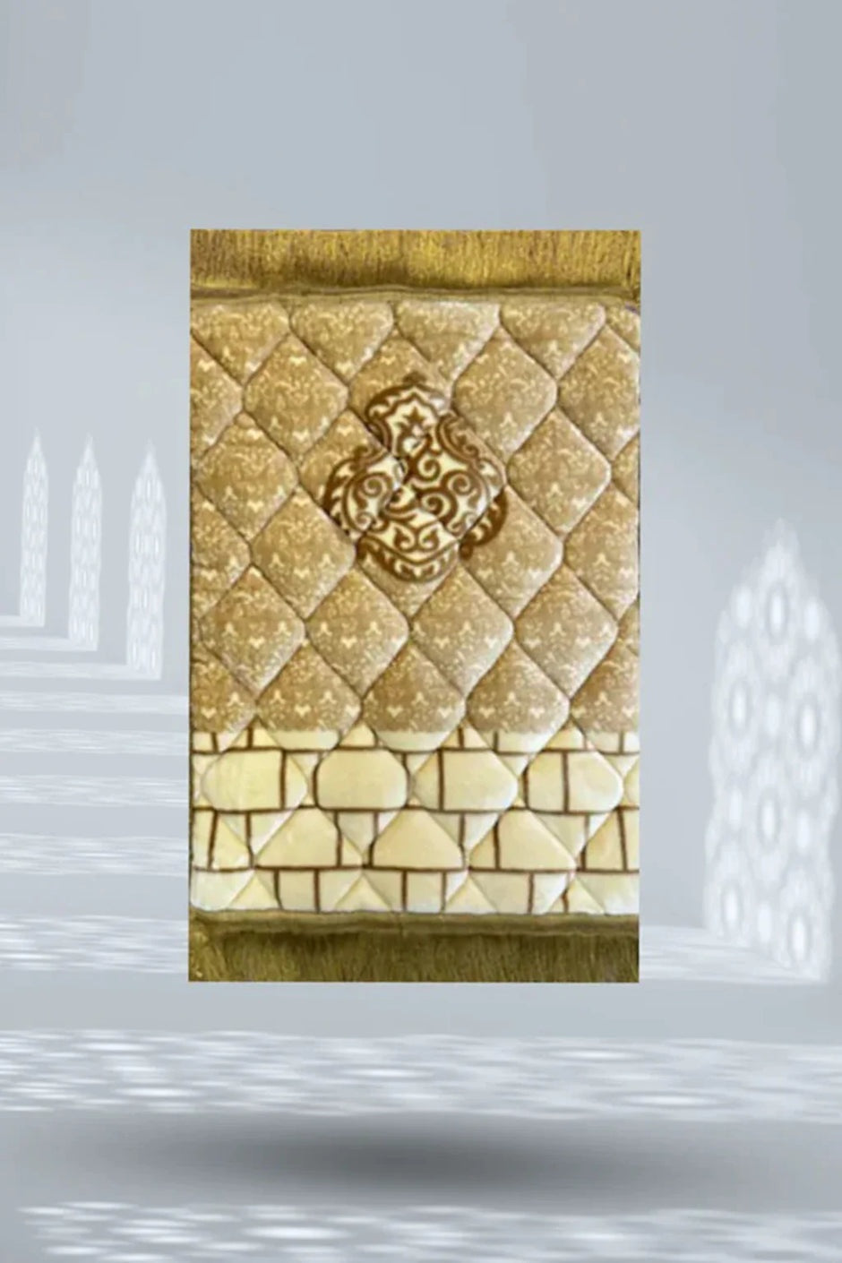 Kids Prayer Mat – Beige Ghilaf e Kaaba