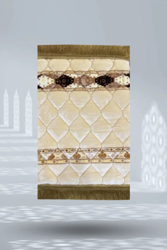 Kids Prayer Mat – Beige Rhombus Shape