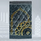Kids Prayer Mat – Black Single Flower