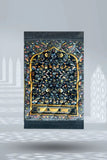 Kids Prayer Mat – Black Leaf Flowers