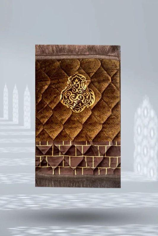 Kids Prayer Mat – Chocolate Brown Ghilaf e Kaaba