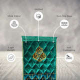 Kids Prayer Mat – Dark Green Ghilaf e Kaaba