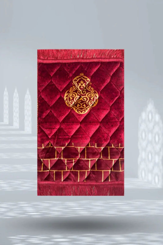 Kids Prayer Mat – Maroon Ghilaf e Kaaba
