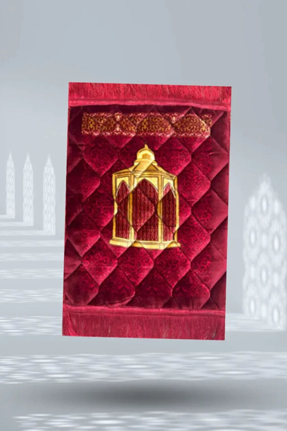 Kids Prayer Mat – Maroon Maqam e Ibrahim