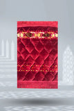 Kids Prayer Mat – Maroon Rhombus Shape