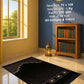 Lite Series Black prayer mat, assorted pattern example 10
