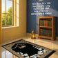 Lite Series Black prayer mat, assorted pattern example 31