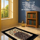Lite Series Black prayer mat, assorted pattern example 6
