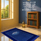Lite Series Blue prayer mat, assorted pattern example 4