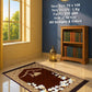 Lite Series Chocolate Brown prayer mat, assorted pattern example 46