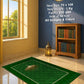 Lite Series Green prayer mat, assorted pattern example 37