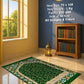 Lite Series Green prayer mat, assorted pattern example 39