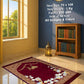 Lite Series Maroon prayer mat, assorted pattern example 55