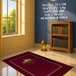 Lite Series Maroon prayer mat, assorted pattern example 59